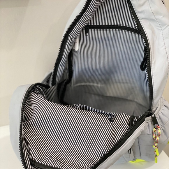 Gray/Neon Yellow Light School Backpack - Picture 6 of 7